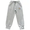 Boys and girls casual sports pants spring autumn Korean style embroidery children's trousers P4288 210622