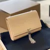 Designer Kate Quasten Messenger Umhängetasche Luxurys Designer Taschen Paris Marke SL Damen Leder Mini Schulterhandtaschen Lady Chain Straps Flap Shopping Handtasche