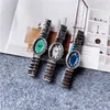 Moda marka zegarek dla dziewcząt Kryształ owalny arabski styl stalowy metalowy zespół piękny zegarek C612399