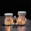 15 style Incense Burner Delicate Ceramic Fragrance Lamps Fashion Hollowed Out Aroma Stove Candle Oil Furnace Home Decor T9I001733