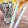 1 шт. Япония Pentel Limited Edition GEL Pen Bln-75 Угловой Милый Pet Wind Растение Press Черный Пополнение Студенческая Гель Pen 210330