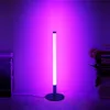 LED Corner Floor Lamp WiFi RGB Bakgrund Atmosfärer Lätt levande Stående belysning för kompatibel med Alexa Google Assistant261D