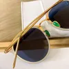 SK881 Sunglasses For Unisex Fashion Pure Titanium Plated With 18K Gold Round Frame Everyday Glasses Sheet Combination Random Box