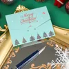 Atacado cartões de Natal Cartões Aniversário de Ano Novo Obrigado Cartão de Papel Convite Negócio ThanksGeeting Cartão De Cor