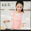 Apron Cute Home Kitchen Cooking Baking Antifouling Work Wear Accessories Coffee Shop Overall Tmdnx Dafup
