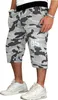 Summer Camuflage Homens Jogger Breve Fitness Sportswear Casual Praia Solta Cordilheira Calça de Treinamento Calças Curtas 210716