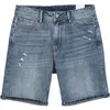 Summer Loose Denim Shorts Men Fashion Ripped Hole 100% Cotton Plus Size Brand Clothing SK130334 210713