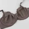 NXY Sexy Set Parifairy Sexy Kwiatowy Koronki Ultra Cienkie Biustonosz I Majtki Zestaw Duża Rozmiar Bielizna Bielizna Kobiety Brassieres D Cup 38-48 XL-6XL 1127