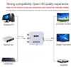 Mini VGA AV Dönüştürücü Konnektörler VGA2AV Konuşma 3.5mm Ses RCA Video Converter PC TV HD Bilgisayar AV2VGA Için