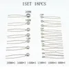 18pcs / lot épingles de cheveux de perle de mariage or argent coiffure nuptiale accessoires de cheveux pour mariées femme de fumière