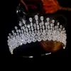 Asnora tiaras e coroa vintage clássico senhoras de cristal headband banquete nupcial casamento tiara coroa princesa acessórios x0625