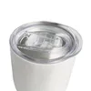 FedEx süblimasyon 12oz gökkuşağı şarap tumblers bardaklar yumurta şeklindeki parıltı şampanya kupaları paslanmaz çelik çift duvar vakum sapsız 12 oz flüt sürgülü kapaklı