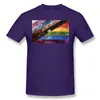 Herr t-skjortor m￤ns t-shirts stolthet flaggdesigner galaxutg￥va grundl￤ggande kort ￤rm t-shirt casual r333 tees usa size
