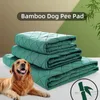 Wodoodporna Pet Pad Naturalna Premium Pielęgnacja Mata Dla Pies Wielokrotnego użytku Zmywalny Przeciekający Pee Pads Puppy Chihuahua Akcesoria Kennels Długopisy