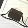 7A Qualität Damen POCHETTE Metis Taschen Handtaschen Geldbörsen Schulterkupplung Luxus-Geldbörsen Designer-Umhängetasche aus echtem Leder Code MON0GRAM Graffiti-Handtaschentasche