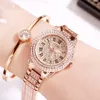 AAA 2021 G edi Ku Ai Watch Ladies Diamond Quartz Machine Rostfritt stål Beltstjärna Glory Fashion Personality New5497002