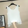 прозрачная блузка без рукавов
