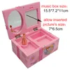 Klapety Dancing Girl Mechanical Music Box Gake no ue kucyk na klifie by