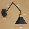 Lampy ścienne loft vintage huśtawka długie ramię LED Industrial Edison Sconces Applique Murale