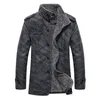 Winter Warm Faux Lederen Jas Mannen Effen Lange Mouw PU Lederen Jas Stand Kraag Dikke Slanke Fit Mannen Jas Trench Coats 211106