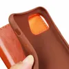 Handyhüllen Leder Flip Wallet Handyhüllen für iPhone 15 14 13 Pro Max i 12 11 XS XR X XsMax 7 8 Plus Modekartenhalter Taschenschlitze Ständer Luxus Designer stoßfest