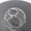 Mini barboteurs de brûleur à mazout en verre de crâne à double couche de narguilés