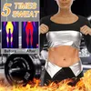 Kvinnors Shapers Kvinnor Slimming Sweat Shirts Body Shaper Bastu Passar Thermo Trousers Långärmad midja Trainerarm Trimmer Shapewear Workout