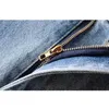 Splice Design Sense Jeans Vrouw Direct CHISTER HOGE YAO XIANSHOU Straat Losse Wide Been Broek ZA2613 210427