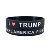 Donald Trump Silicone Bracelet Festive Make America Great Again Bracelets 2024 Election President Save Us Again Sport Wristband BH5884 WLY