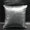 Kuddefodral Utskrift Kasta Sofa Kudde Skydd Solid Pillowcase Sequin Glitter Hem Bed Bil Magic Mermaid ZWL242