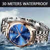 LIGE Uhren Männer Wasserdicht Edelstahl Luxus Analog Armbanduhren Woche Anzeige Datum Sport Quarzuhr Männer Montre Homme 210527