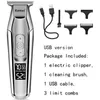 Kemei profession tondeuse à cheveux tondeuse à barbe pour hommes rasoir électrique pour hommes LCD 0mm tondeuse à cheveux machine rechargeable rasoir 220209