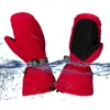Boodunロングリスト暖かいスキー手袋防風スノーモービルスノーボードスポーツ防水フリースサーマルスキー220106