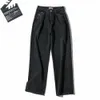 Nomikuma 가을 새로운 청바지 바지 한국어 높은 허리 긴 바지 인과 여성 Demin Wide Leg Pants Mujer Pantalones 6C896 210427