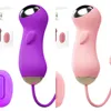 NXY Eggs Nuovo vibratore per scosse elettriche per donne Telecomando Stimolazione vaginale Palla Coppia Flirtare Giocattoli del sesso Masturbazione femminile Uovo 1124