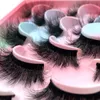 Hurtownie Faux Norek rzęsy 10pairs Fluffy Lashes 18-25mm Fałszywy Makijaż Lasc Długi Naturalny Objętość Przedłużanie rzęs 3D