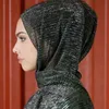 Шарфы 2021 Мусульманские женщины Hijab Scarf Мягкий длинный платок головной платок готов носить мгновенную дочеринку женскую арабскую обертку голова Kopftuch