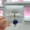 2021 Sieraden Sets 925 Sterling Zilver Blauw Globe Dangle Charm Hangers Charms Kralen Fit Originele Armbanden Sieraden DIY Maken 799430C01