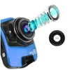 Ny mini bil DVR-kamera sköldform Full HD 1080p Video Recorder Night Vision Carcam LCD-skärmkörning Dash Camera EEA417 Ny ankomstbil