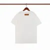 Clásico para hombre Camisetas Tops Diseñador Letras Imprimir Hombres Mujeres Camisetas Cuello redondo Camiseta Blanco Negro Alta calidad