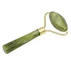 1pc Facial Massage jade Roller Single Head Massager natural green Stone for Eye Neck Thin Lift Relax Slimming Relaxing Tools JD019