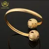 Vintage Gold Color Bangles Fancy European Bangle Trendy High Quality Jewelry Wholesale Round Bracelet For Women