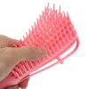 DETANGLING BRUSH SCALP MASSAGE HAIR COMB DETANGLERヘアブラシの乾燥した巻き毛の髪の家の床屋のアクセサリー1037287