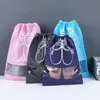 Storage Bags Non-woven Foldable Portable Beam Drawstring Shoe Bag Thick Travel Pouch Sundries Dust-proof