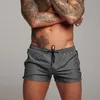 Moda Sexy Man Siłownia Swimwear Szorty Męskie Stroje kąpielowe Kwiaty Sunga Chłopcy Pływanie Plaże Plażowe Spodnie Mayo Casual Garnitury Pokrowiec wesoły