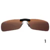 Lunettes de soleil 1 pc unisexe polarisé Clip sur lunettes de conduite jour UV400 lentille conduite nuit Clip d'équitation