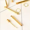 Gold Farbe Earpick Snuff Snorter Sniffer Pulver Löffel Tragbare Schlüssel Ring Schaufel Wachs Scoop Shisha Shisha Kräuter Rauchen Rohr rauchen