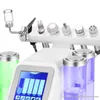 Spa Facial Skin Pore Rengöringsmaskin 6 i 1 Bio vatten Dermabrasion Crystal Microdermabrasion Diamond Hydro System