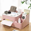 Tissue Boxes & Napkins Desk Box Home Decoration Plastic Desktop For Barthroom Home/ El/ Office/ Bar Storage