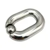 Massage 420g Stainless Steel Large Male Ball Scrotum Stretcher Metal Penis Lock Cock Ring Delay Ejaculation BDSM Sex Toy For Men4153434